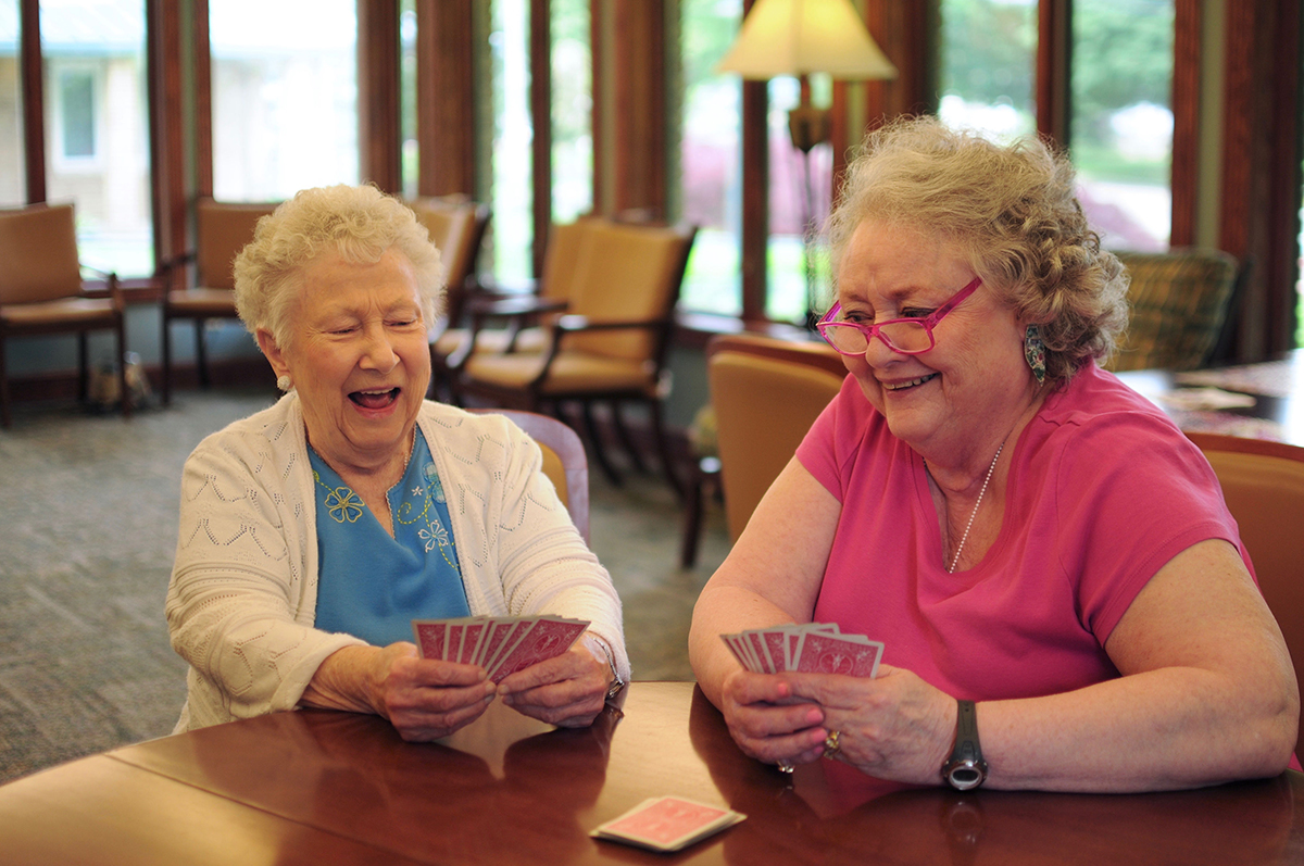 Christian Haven – Cards Residents Playing Cards