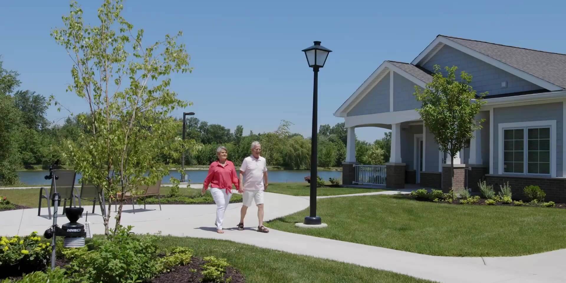 Couple Walking at the Cove